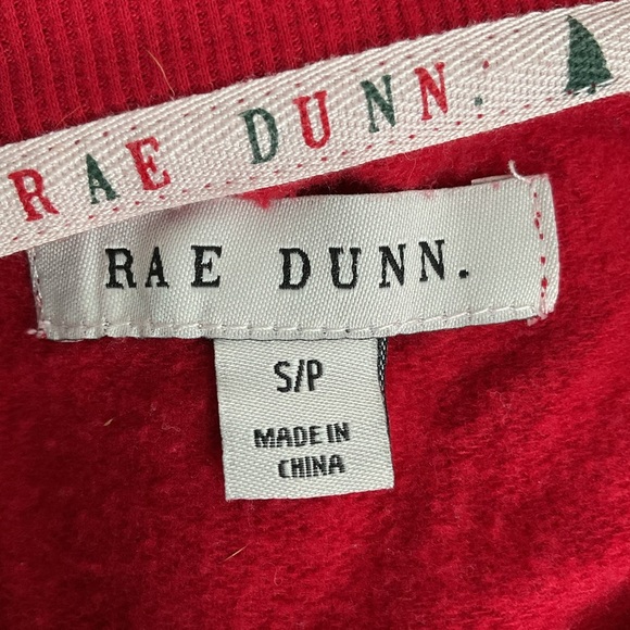 Rae Dunn “BELIEVE.” Red Christmas Sweatshirt – Women’s Size S - Picture 4 of 4